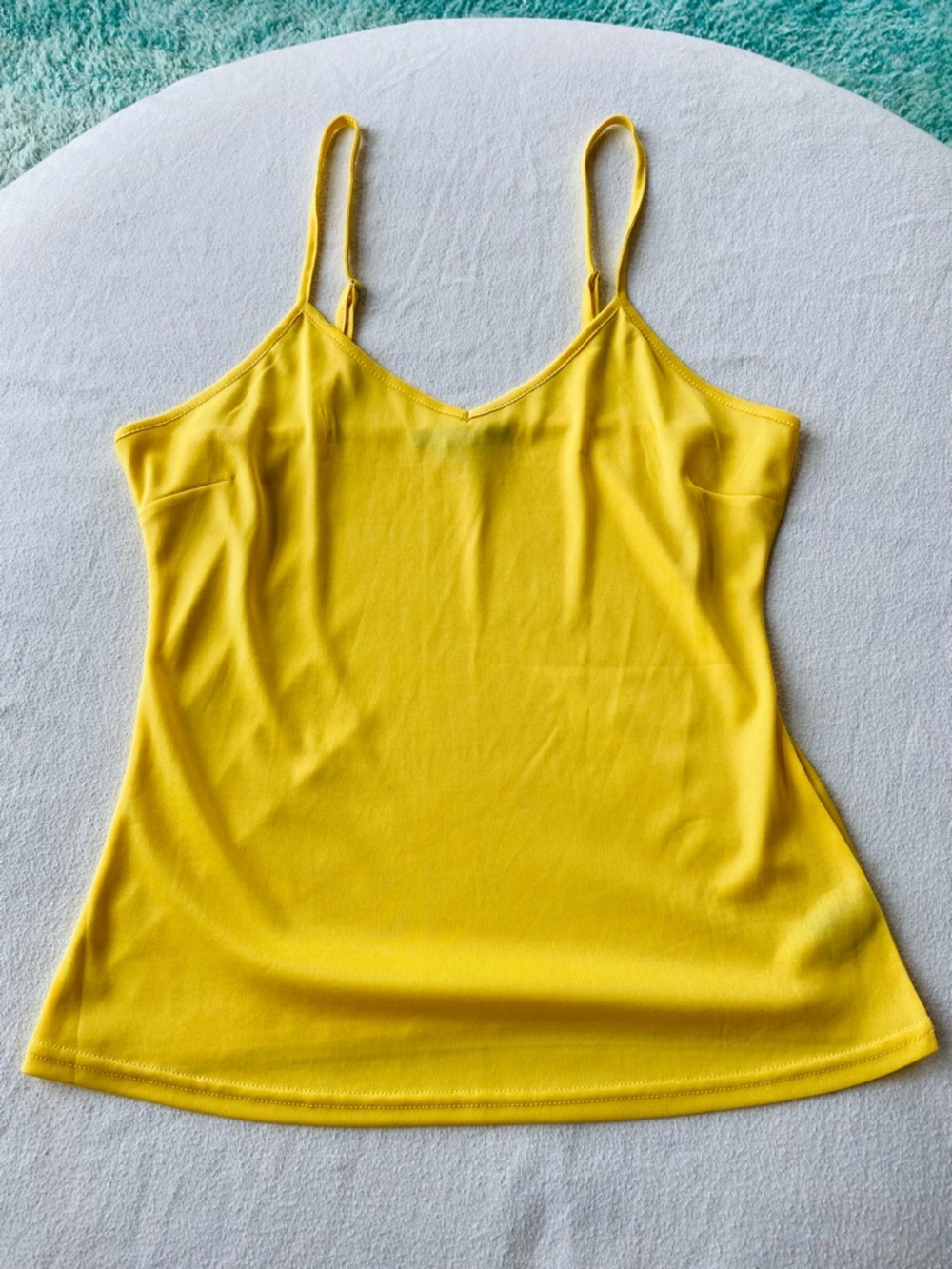 Boston Proper Yellow Spaghetti-Strap Camisole